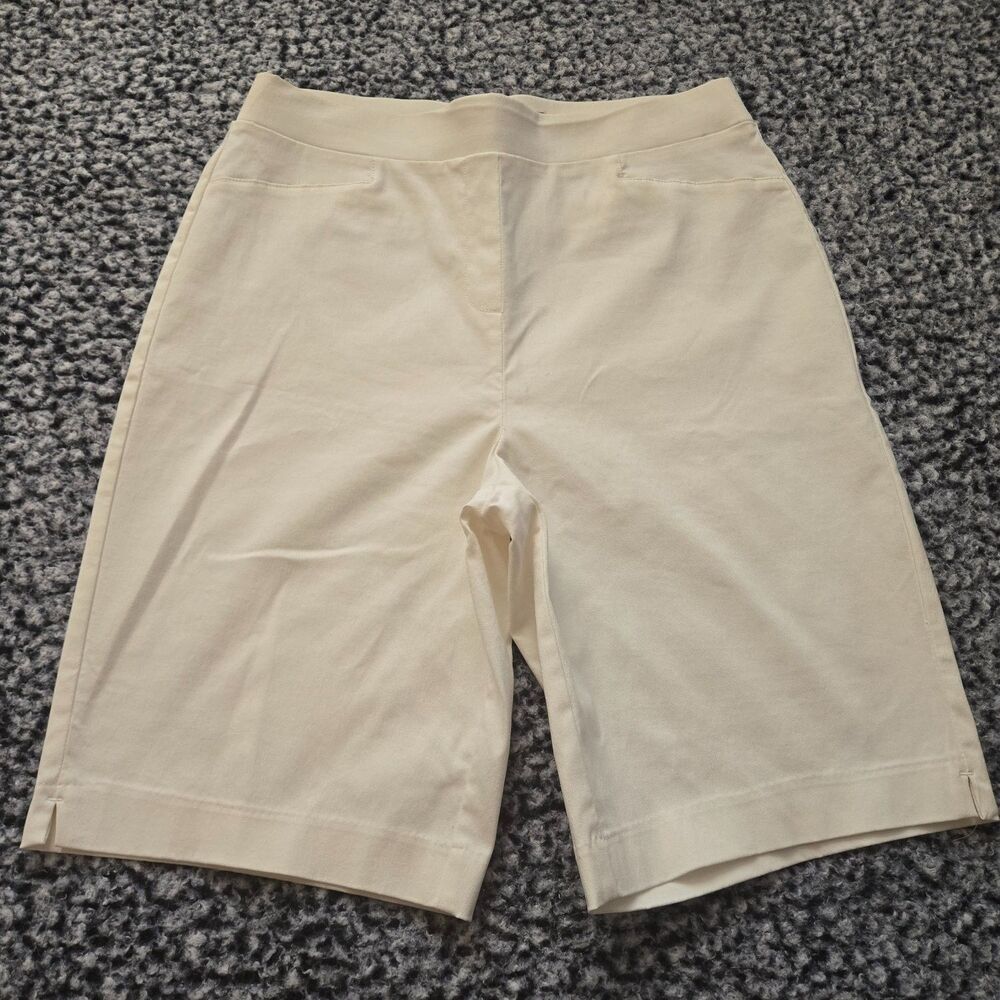 Calvin Klein Women's Size M Cream Pull On Stretch